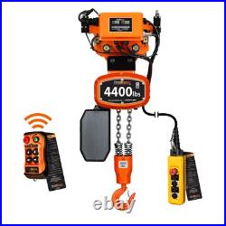 Prowinch 2 Ton Electric Chain Hoist Power Trolley 20 ft FEC G80 Japan Chain H4 Prowinch 2 Ton Electric Chain Hoist Power Trolley 20 ft FEC G80 Japan Chain H4