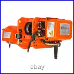 Prowinch 5 Ton 2 Speed Power Trolley 220/460V 60HZ with Limit Switches Pendant n