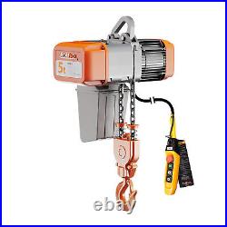 Prowinch 5 ton Electric Chain Hoist 1 Speed 208240V 3ø 60HZ 16ft G100 Nickel Du