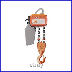 Prowinch 5 ton Electric Chain Hoist 1 Speed 208240V 3ø 60HZ 16ft G100 Nickel Du