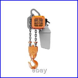 Prowinch 5 ton Electric Chain Hoist 1 Speed 208240V 3ø 60HZ 16ft G100 Nickel Du