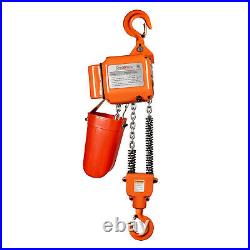 Prowinch Electric Chain Hoist 1 ton 2200 lb 220V 1 Speed 20 ft. G80 Chain