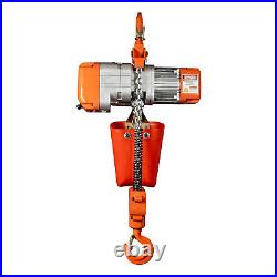 Prowinch Electric Chain Hoist 1 ton 2200 lb 220V 1 Speed 20 ft. G80 Chain