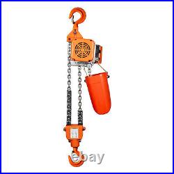 Prowinch Electric Chain Hoist 1 ton 2200 lb 220V 1 Speed 20 ft. G80 Chain