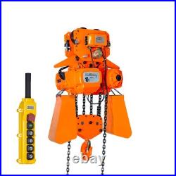 Prowinch Electric Chain Hoist 22000 lb 230/460V 2 Speed Power Trolley 40 10 ton