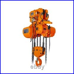 Prowinch Electric Chain Hoist 22000 lb 230/460V 2 Speed Power Trolley 40 10 ton