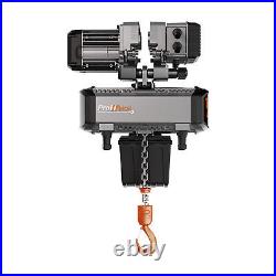 Prowinch Electric Chain Hoist with Power Trolley 2 Speed 208240V 3ø 60HZ 1/4 ton