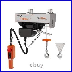 Prowinch Pro-A Series Electric Wire Rope Hoist 40 ft. Upper 1/2 ton 1100 lb 110