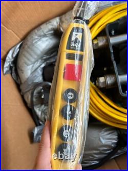 R&M LK Electric 2 ton Chain Hoist 3PH 480V 2sp 16/3 FPM with Trolley & More