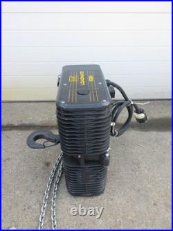 R&M Loadmate LM10 1 Ton 460V 3 Phase Electric Chain Hoist with Trolley