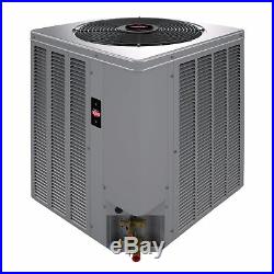 Rheem Weatherking 14 Seer 3 Ton Central Air Conditioner System Electric Heat