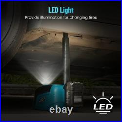 Seesii 5 Ton Electric Car Jack Lifter Hydraulic 21V Cordless Remote 4AH Battery