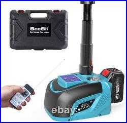 Seesii Electric Car Jack 5Ton 21V Cordless Car Hydraulic Jack with 4.0Ah Battery