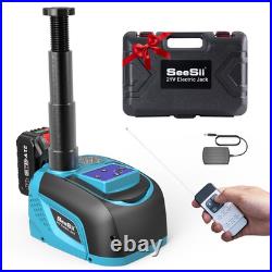Seesii Electric Car Jack 5Ton 21V Cordless Car Hydraulic Jack with 4.0Ah Battery