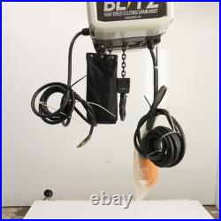 Starke 1/4 Ton 500LB 2-Speed Electric Chain Hoist 20' Lift 36/8FPM 460V FAST