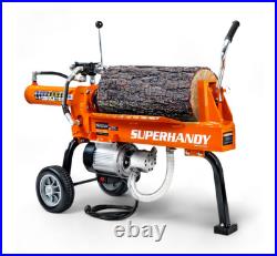 SuperHandy 14-Ton Electric Log Splitter 14 -Ton 15 -Amp Electric Log Splitter