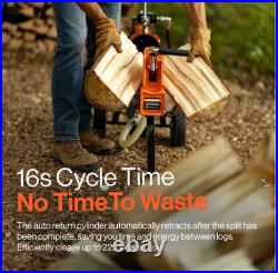 SuperHandy 14-Ton Electric Log Splitter 14 -Ton 15 -Amp Electric Log Splitter