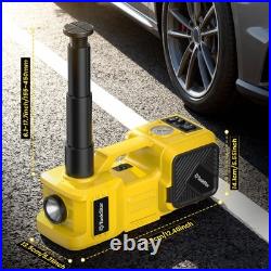 TaskStar Electric Car Jack 5 Ton Hydraulic Car Floor Jack Kit with Impact Wrench