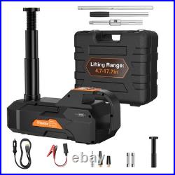 Taskstar 5 Ton Powerful Low Profile Electric Car Jack Built-in Inflatable Pump