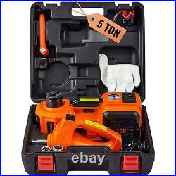 Ton 12V Electric Car Floor Jack Hydraulic Tire Inflator Pump withBuilt-in NEW