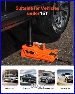 VEVOR Electric Car Jack 15 Tons /33000 lbs Portable Jack kit with LED Light