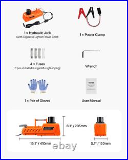 VEVOR Electric Car Jack 15 Tons /33000 lbs Portable Jack kit with LED Light