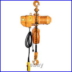 VEVOR Electric Chain Hoist 4400 LBS with 20FT 2Ton 110V Single Phase