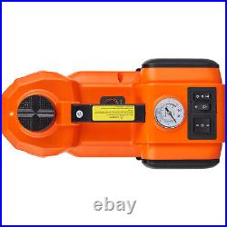 VEVOR Electric Hydraulic Car Floor Jack 5 Ton 12V withImpact Wrench Inflator Pump