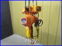 Voto KHDM Electric Chain Hoist withPower Trolley 1 Ton 2000 Lbs 26' Ft. Lift