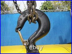 Yale LTI 5 Ton Electric XL Chain Hoist 20ft Lift Length 6 FPM 460V 3 Phase