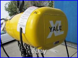 Yale LTI 5 Ton Electric XL Chain Hoist 20ft Lift Length 6 FPM 460V 3 Phase