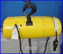 Yale LTI 5 Ton Electric XL Chain Hoist 20ft Lift Length 6 FPM 460V 3 Phase