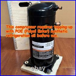 ZR54K5E-PFV-800 Scroll Compressor 208-230V 1PH 4.5 Tons R-22 For Copeland