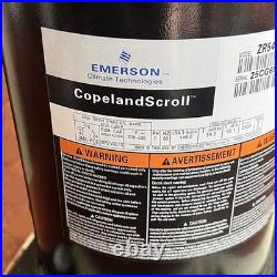 ZR54K5E-PFV-800 Scroll Compressor 208-230V 1PH 4.5 Tons R-22 For Copeland